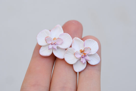 Orchid Earrings | Tropical Night (Copy)
