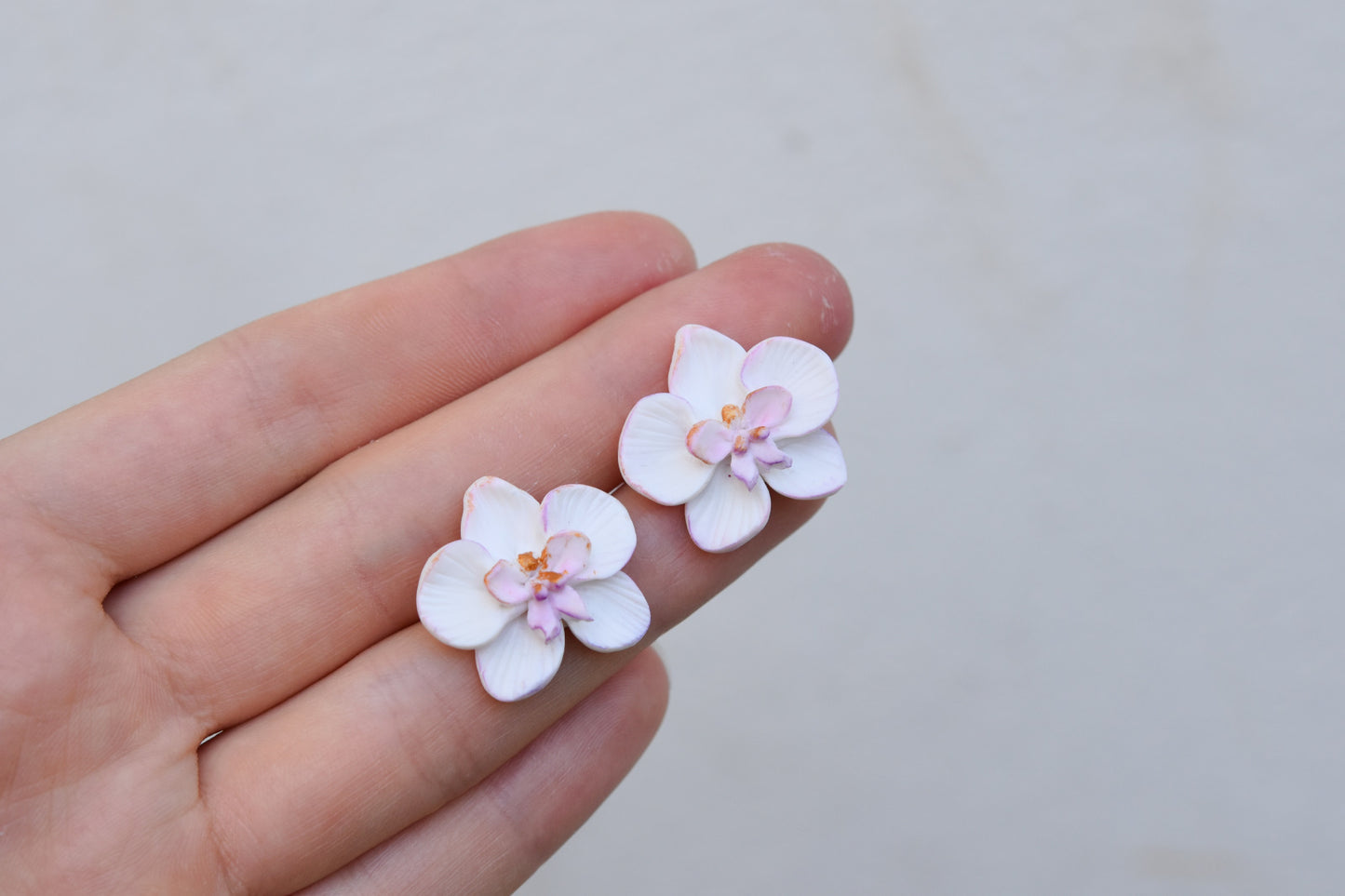 Orchid Earrings | Tropical Night (Copy)
