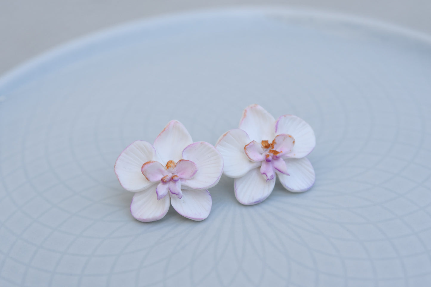 Orchid Earrings | Tropical Night (Copy)
