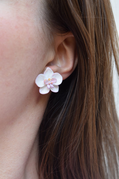 Orchid Earrings | Tropical Night (Copy)