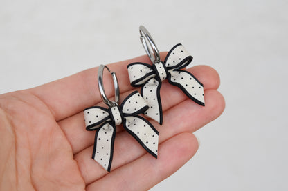Polkadot Bow Earrings