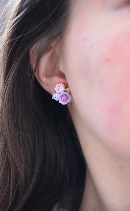 Floral Stud set | Pastel