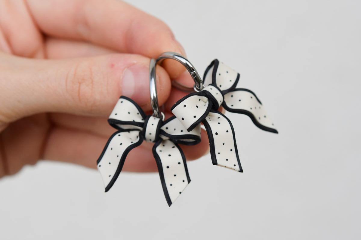 Polkadot Bow Earrings