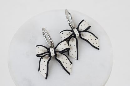 Polkadot Bow Earrings