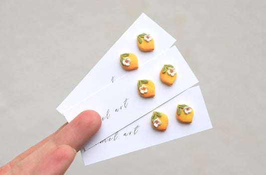 Lemon Studs Earrings