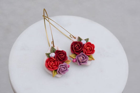 Floral Earrings | Wild Poppy