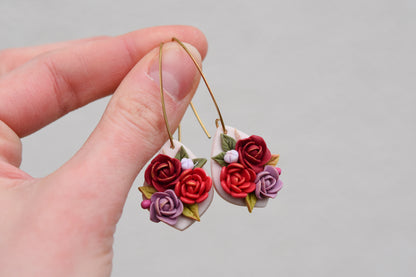 Floral Earrings | Wild Poppy