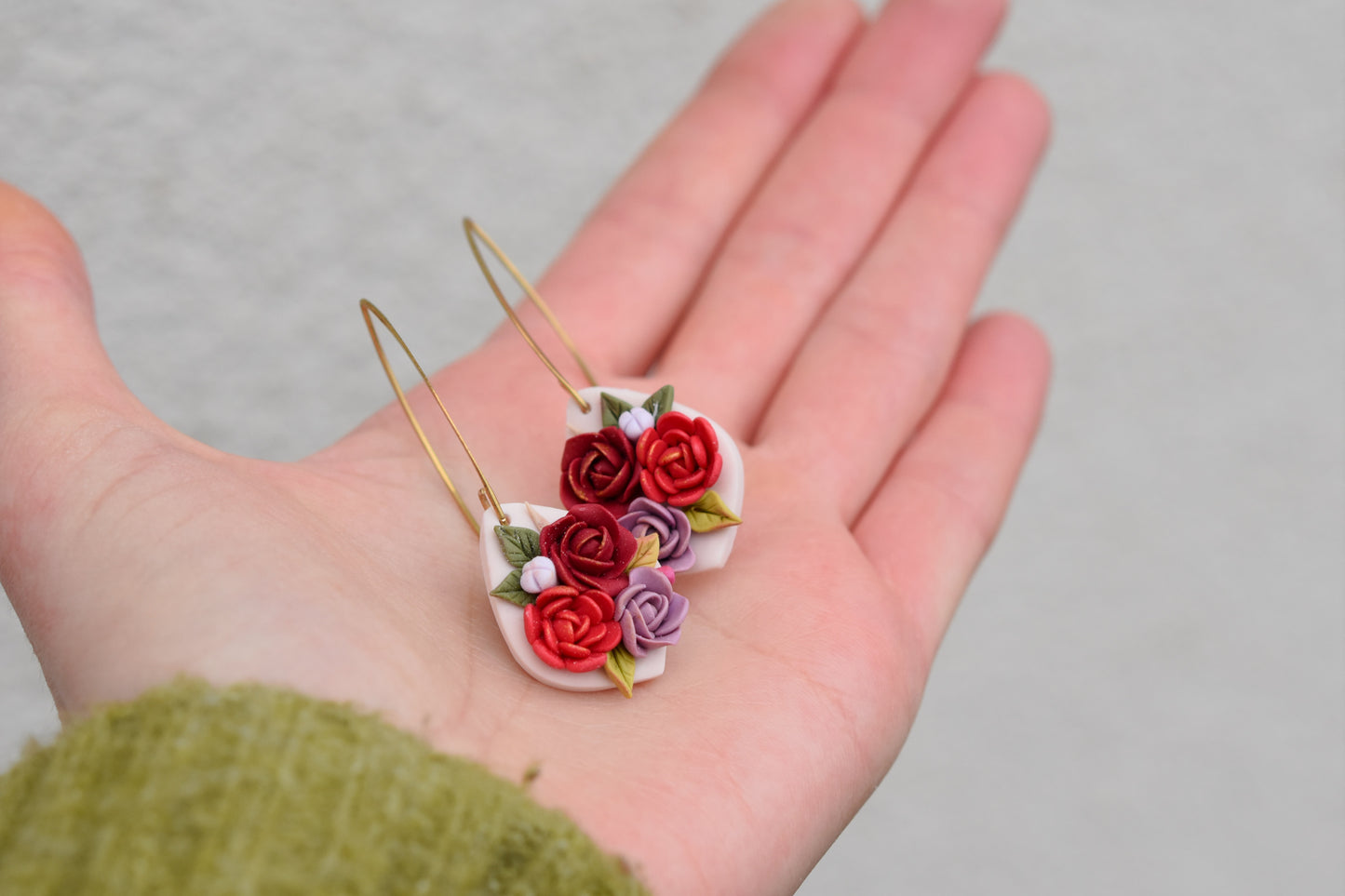 Floral Earrings | Wild Poppy