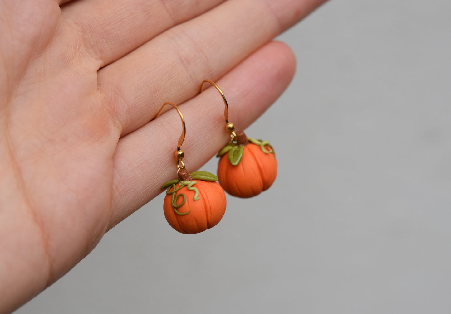 Autumn earrings | Pumpkin