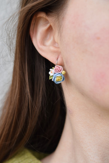 Garden Floral Studs | Spring Pastels