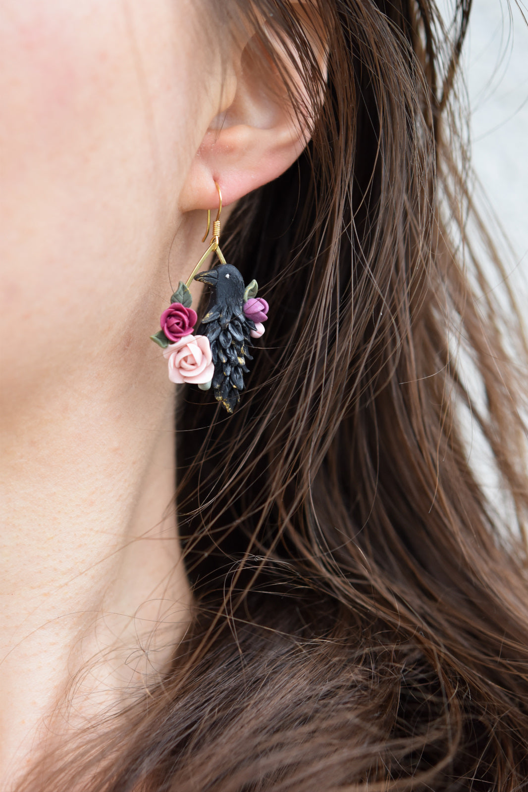 Autumn Earrings | Floral Raven