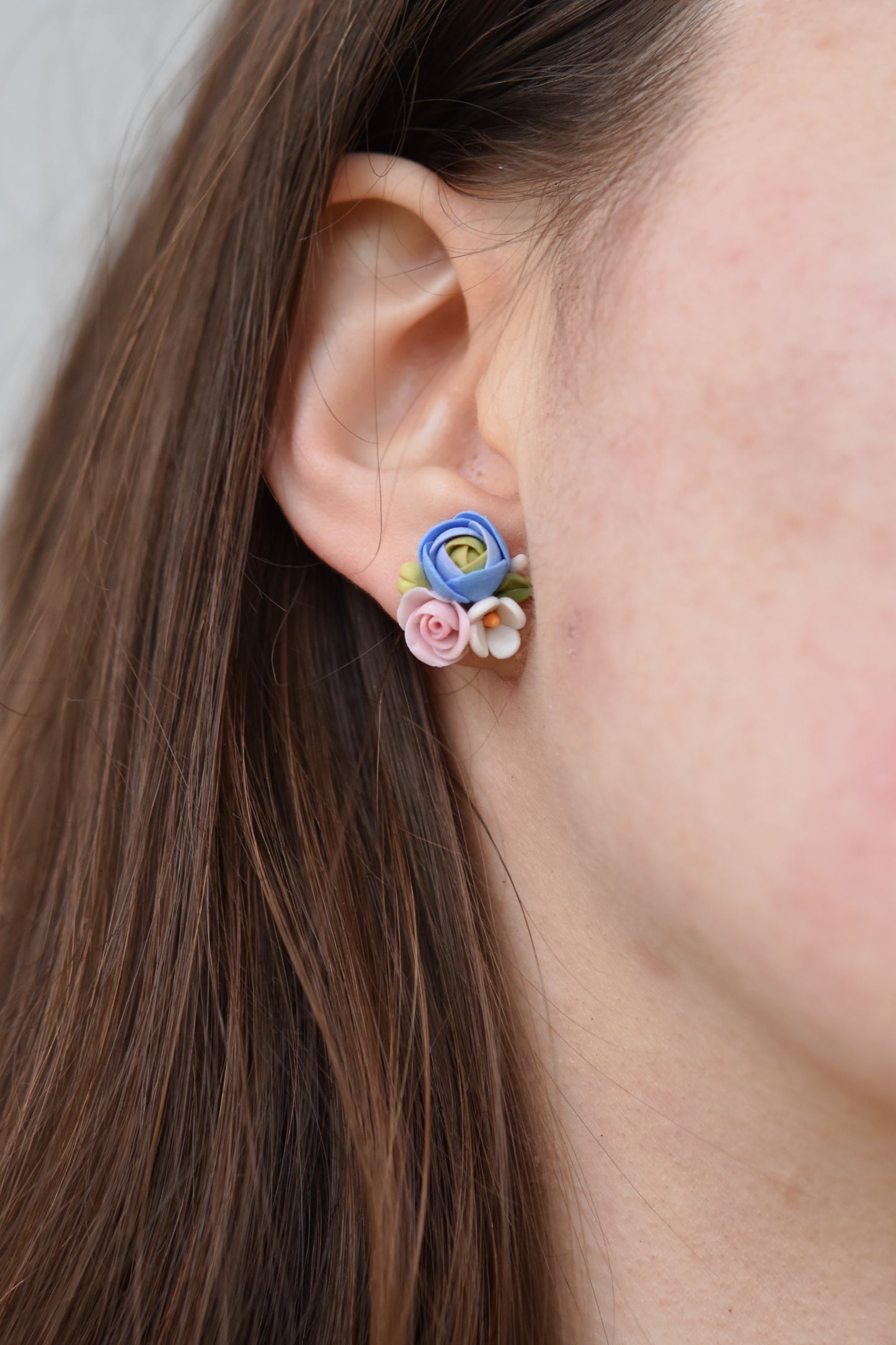 Garden Floral Studs | Spring Pastels