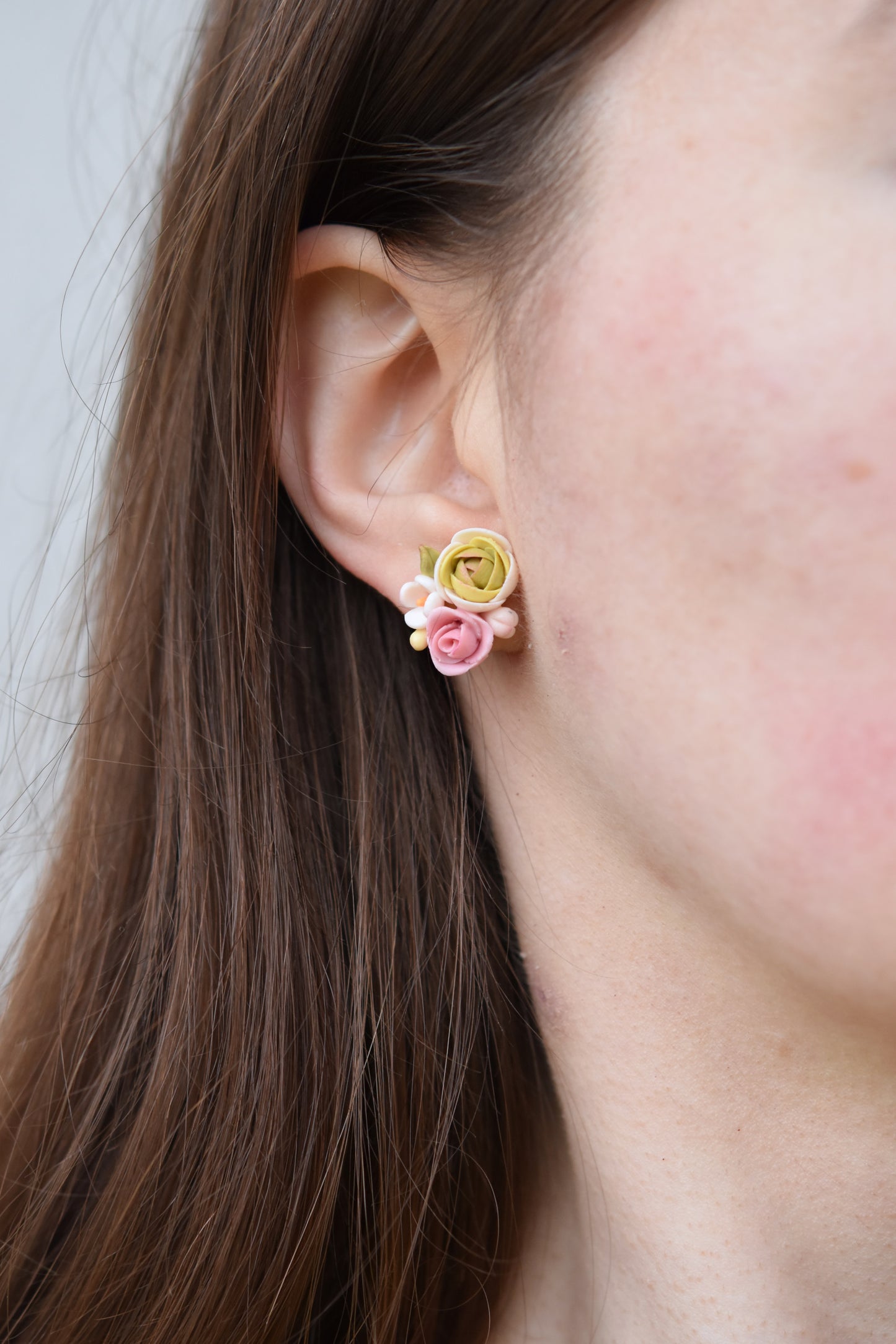 Garden Floral Studs | Spring Pastels