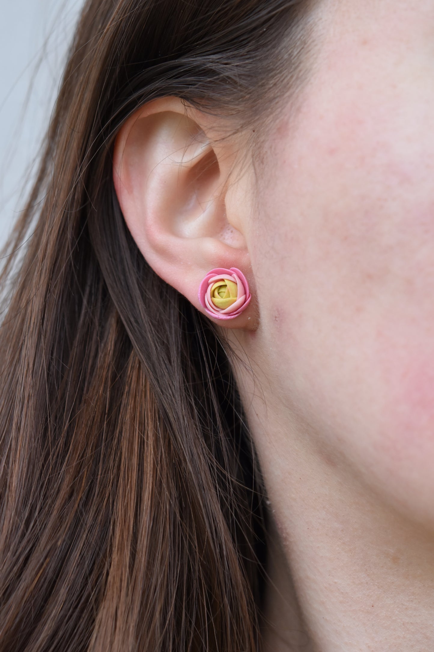 Garden Floral Studs | Pink Bloom