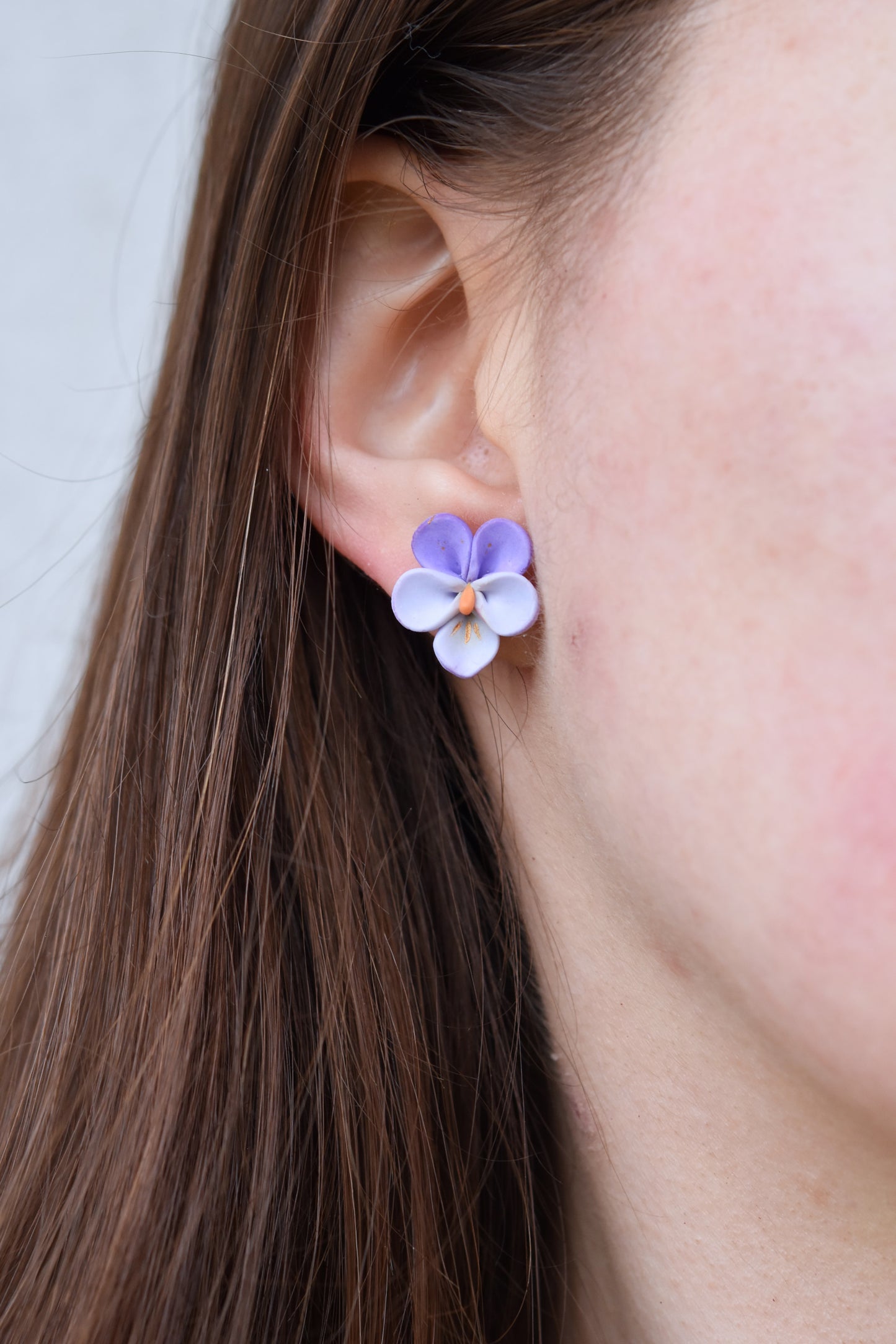 Floral Stud set | Purple Garden