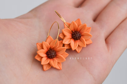 Sunflower Earrings | Wild Bloom