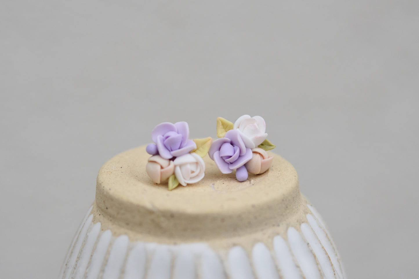Garden Floral Studs | Wisteria
