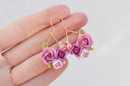 Floral Earrings | Peony