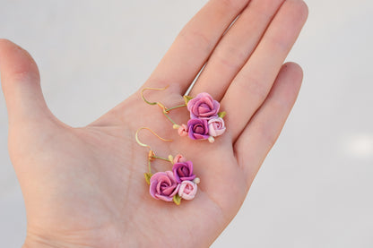 Floral Earrings | Peony
