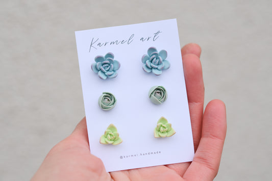 Succulent Earrings | Botanical
