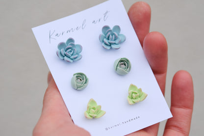 Succulent Earrings | Botanical