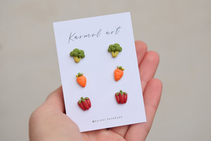 Earrings Stud Set | Fruit & Vegetable