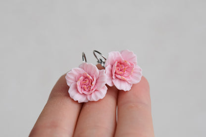 Peony earrings