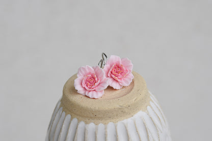 Peony earrings