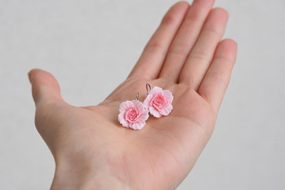 Peony earrings