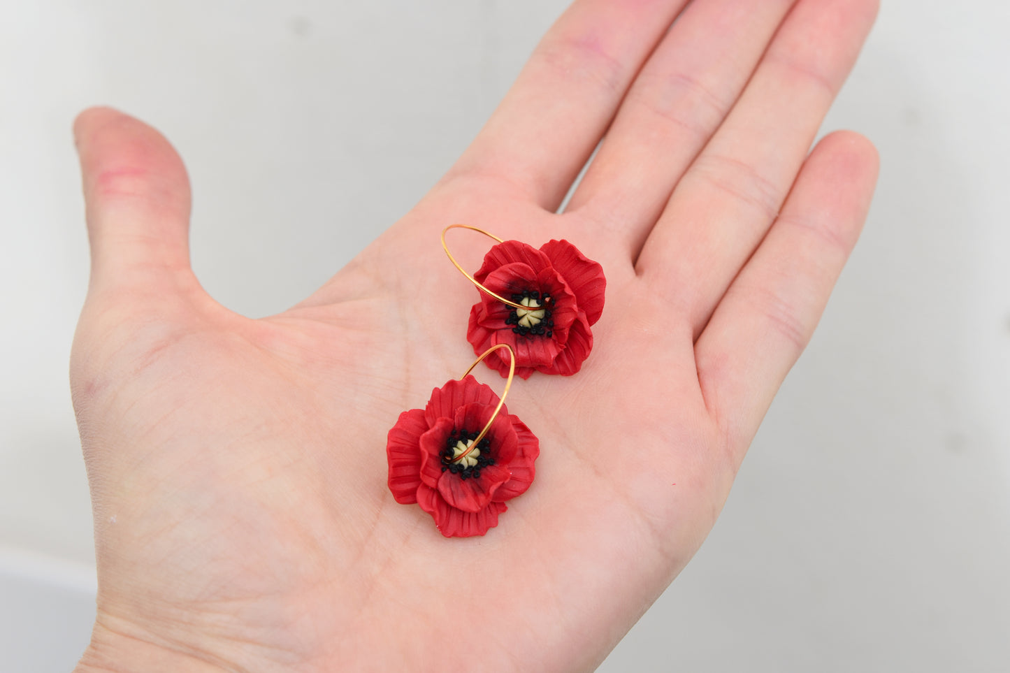 Poppy Earrings | Wild poppy