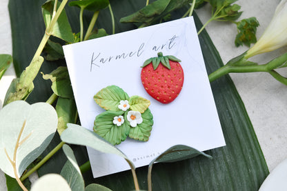 Strawberry Brooch | Summer Fields