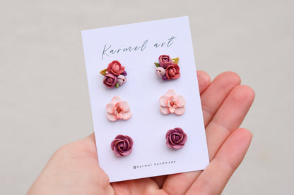 Floral Stud set | Orchid