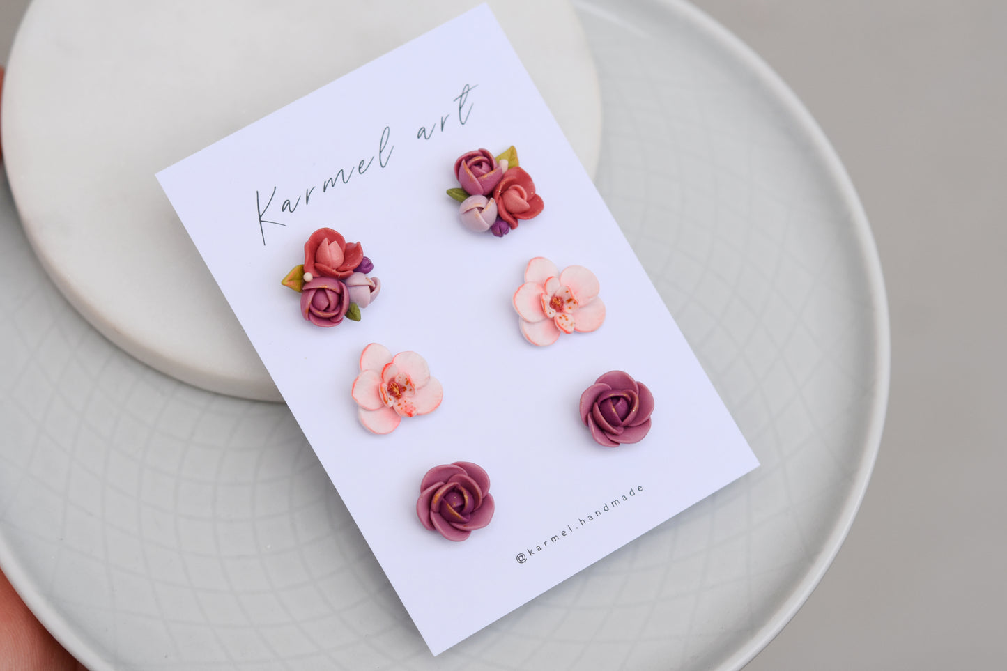 Floral Stud set | Orchid