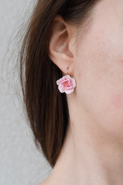 Peony earrings