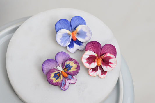 Pansy Brooch | Floral Garden