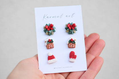 Christmas Stud Set | Cozy Christmas