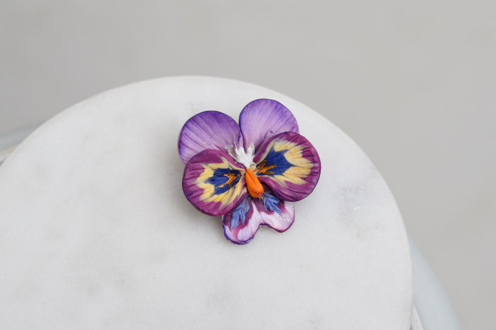 Pansy Brooch | Floral Garden