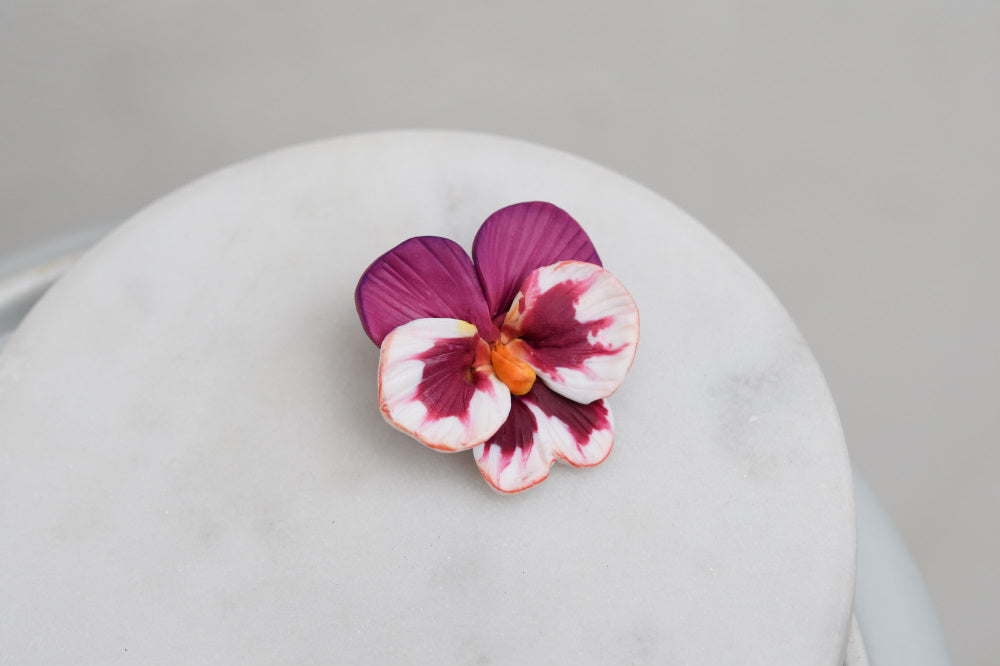 Pansy Brooch | Floral Garden