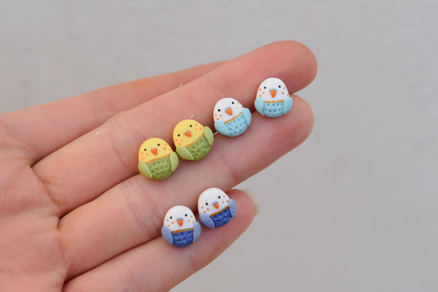 Parkeet Studs Earrings