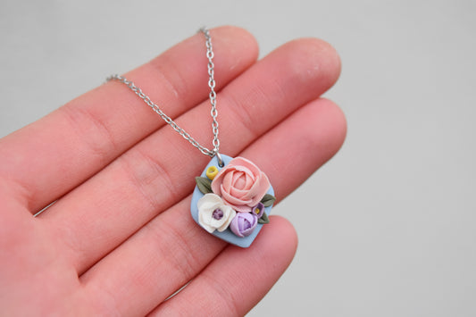 Floral Necklace | Peony