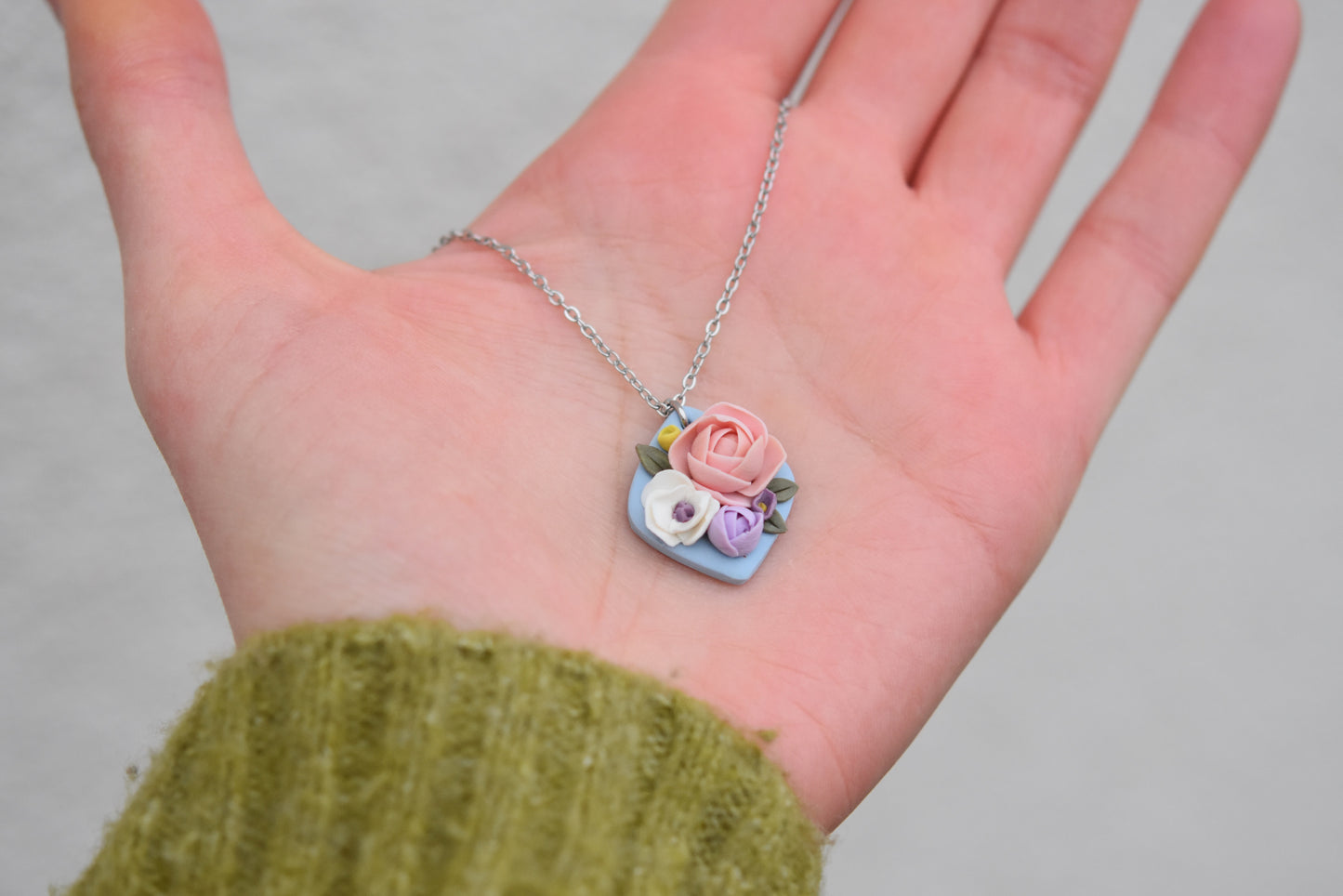 Floral Necklace | Peony