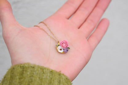 Floral Necklace | Lime
