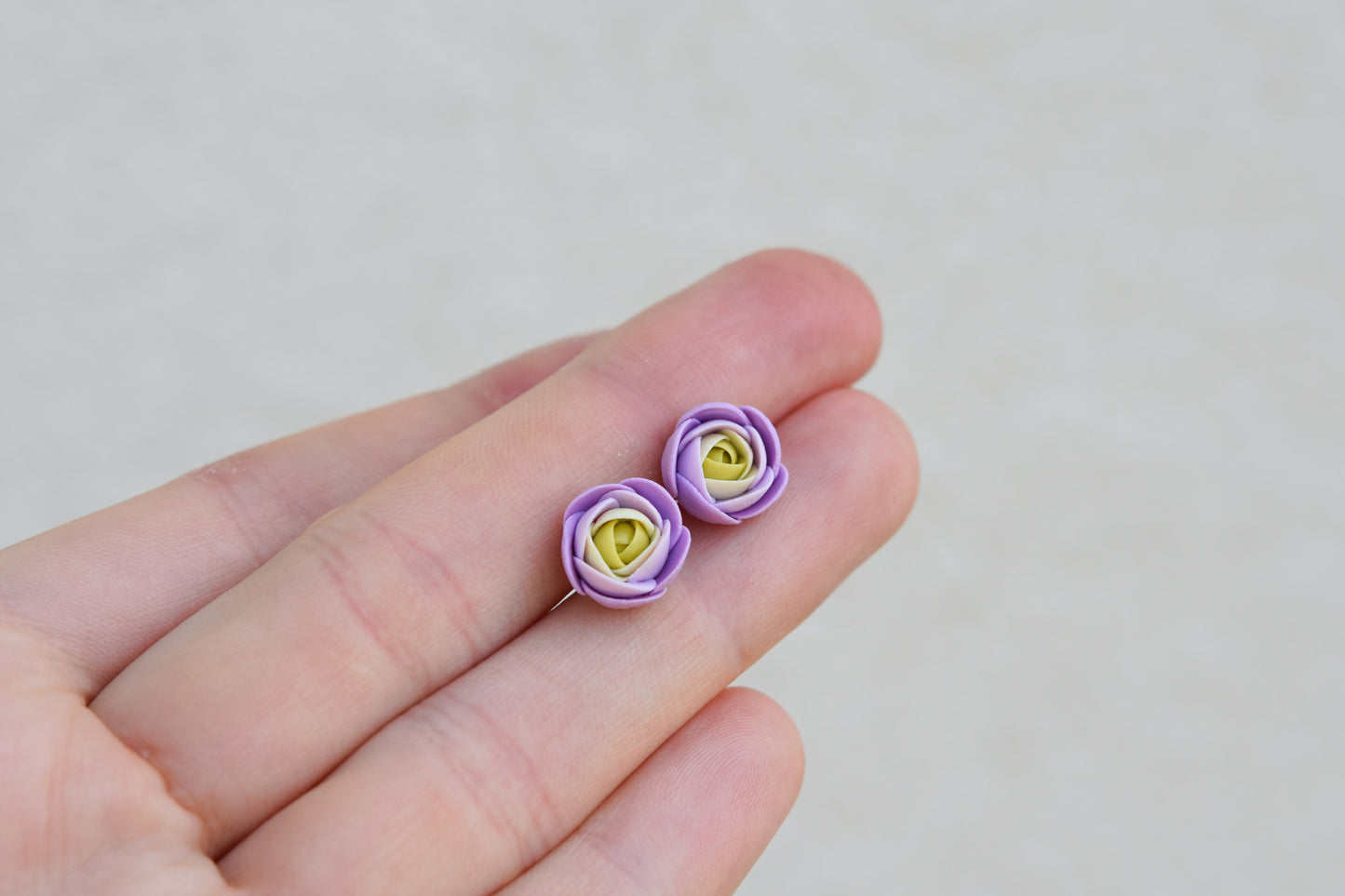 Garden Floral Studs | Levander