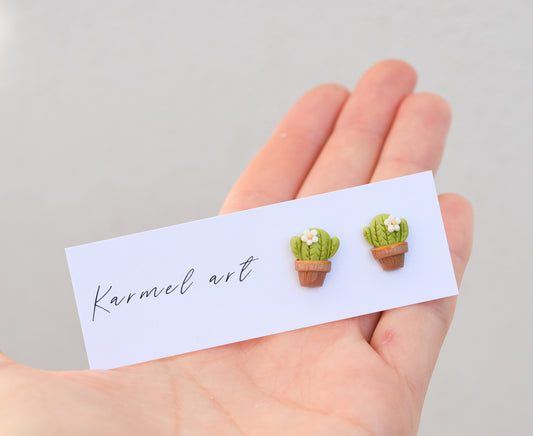 Cactus Studs Earrings