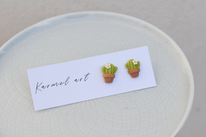 Cactus Studs Earrings