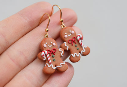 Christmas Earrings | Gingerbread Man