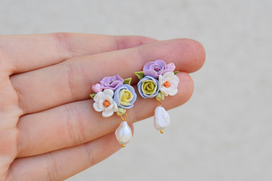 Floral Earrings | Daisy