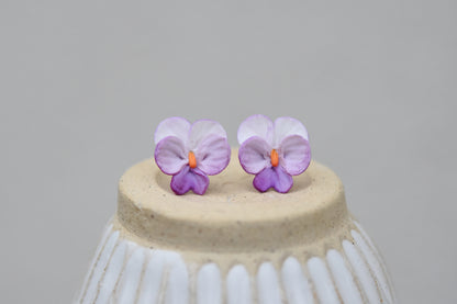 Pansy Stud Earrings | Levander
