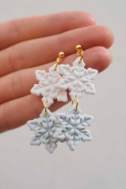 Christmas Earrings | Snowflake