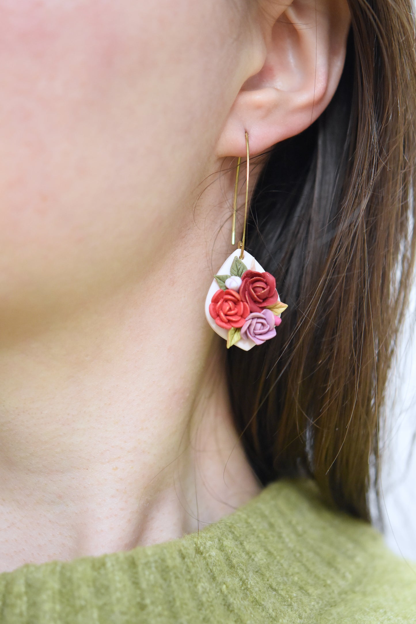 Floral Earrings | Wild Poppy
